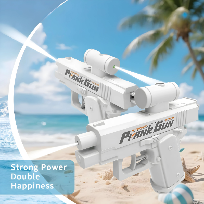 Kletshuts™ DualGun 1+1 GRATIS: Dobbel Dyse Spøk Vannpistol
