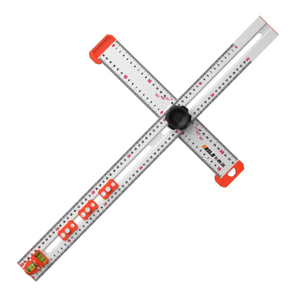 DrillRuler - 2-i-1 Boremaskin Posisjoneringslinjal