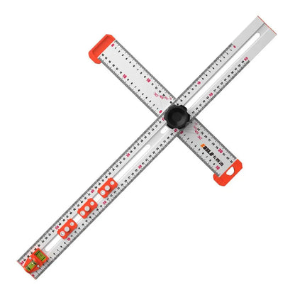 DrillRuler - 2-i-1 Boremaskin Posisjoneringslinjal