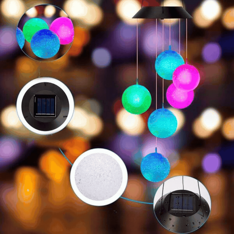 Ledsen™ HangingBalls: Elegant Energisparende Sol Hængende Kugle Lys