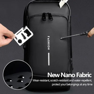 Icone™ Bag | Nytt design Crossbody SideBag Tyverisikker med Lader