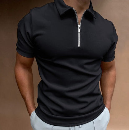 Icone™ ZippedPolo: Klassisk passform Stilfull glidelås-polo