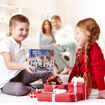 ChristmasBlocks: Jule Adventskalender Byggeklosser Sett