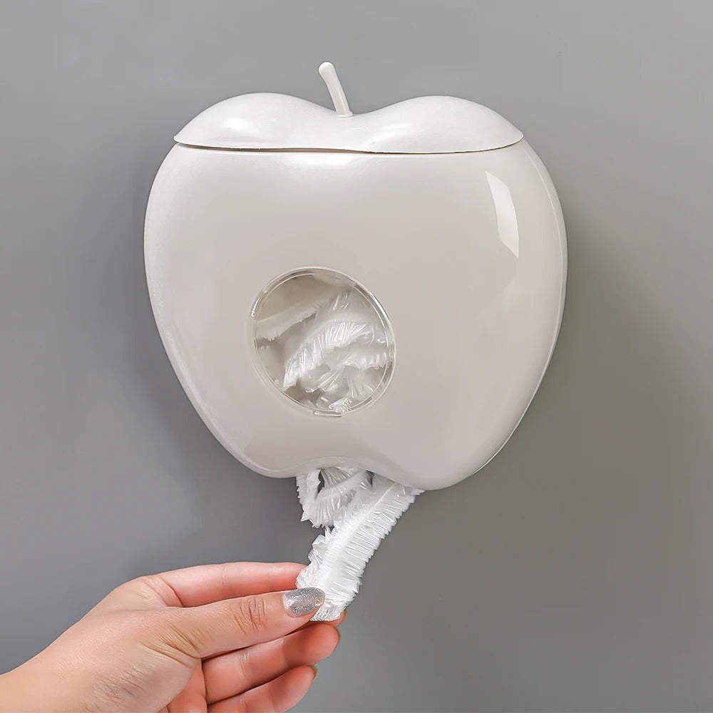 Globetrek° PlasticStorage 1+1 GRATIS (1 Eple Oppbevaringsdispenser + 100 Stykker Plastik Wraps GRATIS)