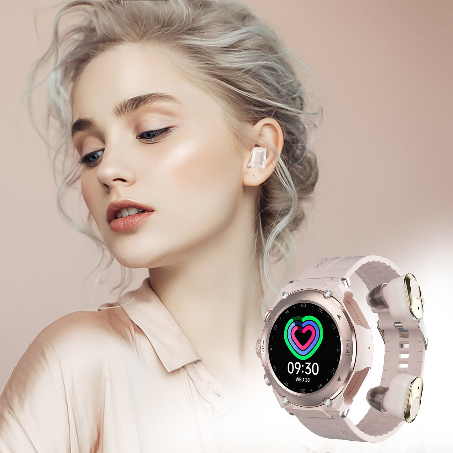 PowerWatch - Stilfuldt Ultra-Slankt Multifunktionelt Bluetooth Smart Kraft Ur