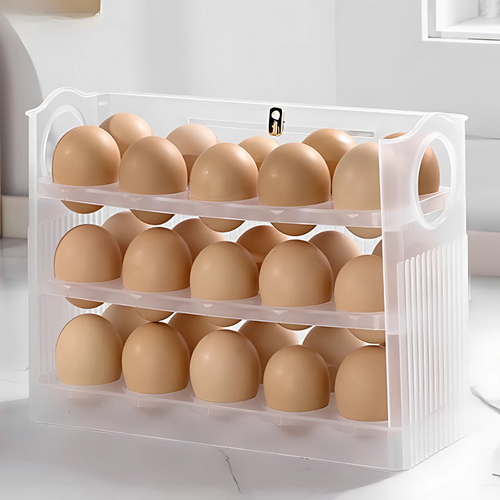 EggBox - Tre Lag Med Selvreturnering Boks For Oppbevaring Av Egg