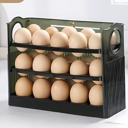 EggBox - Tre Lag Med Selvreturnering Boks For Oppbevaring Av Egg