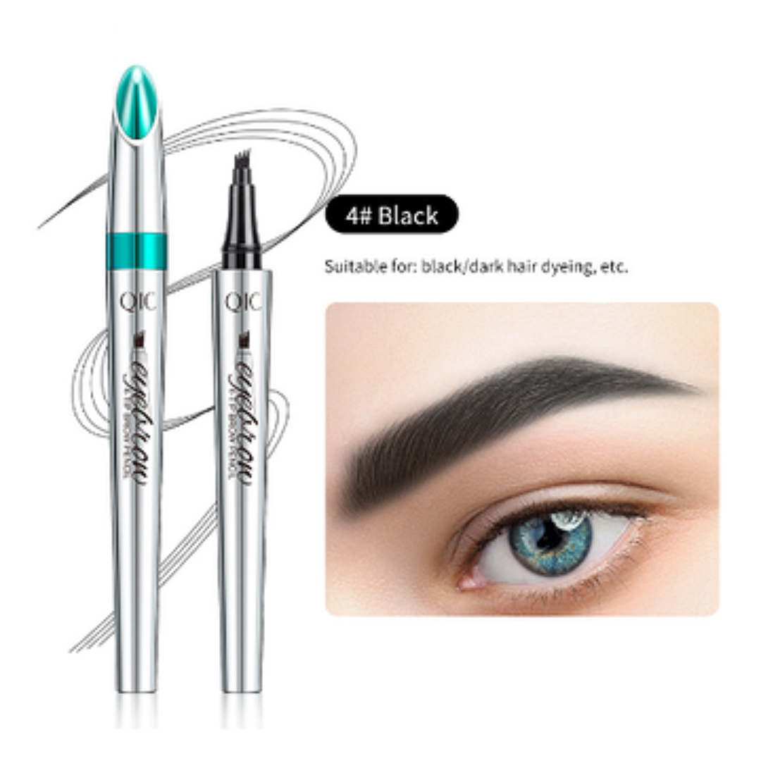 EyebrowPen 1+1 GRATIS: 3D Vannfast Mikroblading Øyenbrynspenn