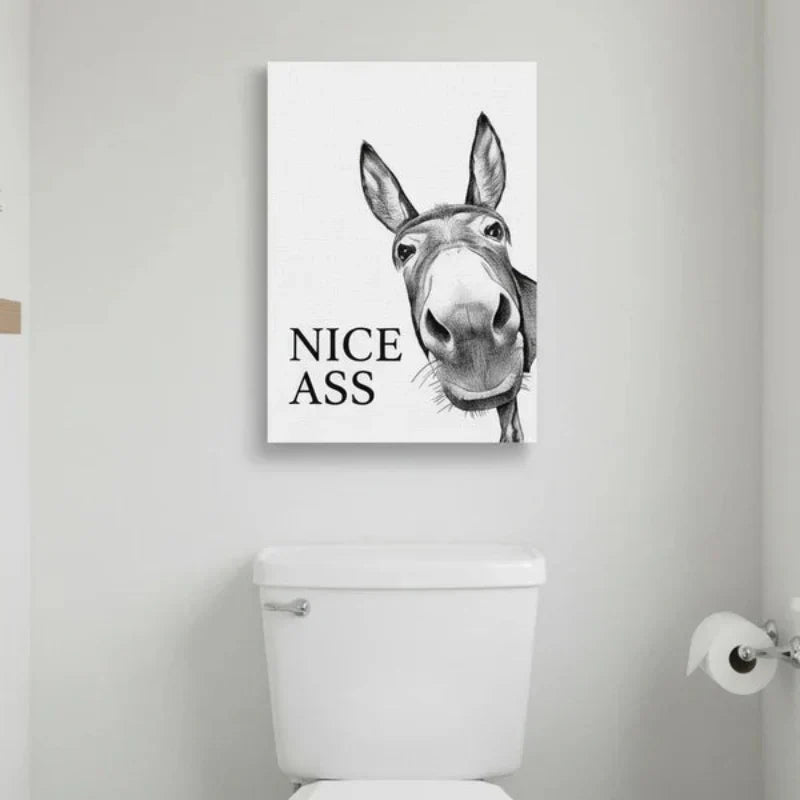 WallDecor 1+1 GRATIS: Moderne Legesyg Æsel Citater Vægdekoration