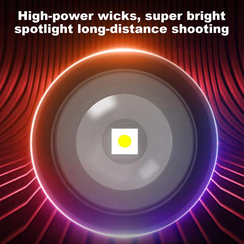 Ledsen™ AdjustableFlashlight: Ultrabright Oppladbar Lommelykt Med Justerbar Stråle