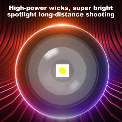 Ledsen™ AdjustableFlashlight: Ultrabright Oppladbar Lommelykt Med Justerbar Stråle