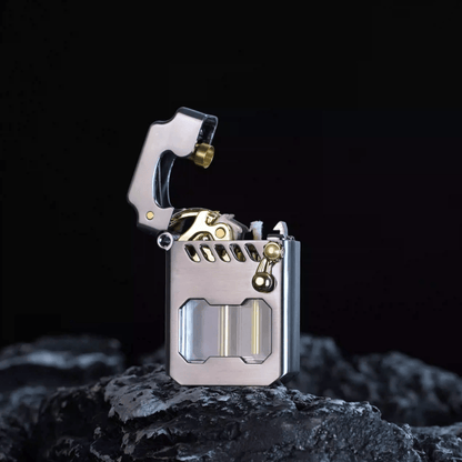 PowerLighter - Kraftig, Moderne Design, Vindtett Metall Lighter