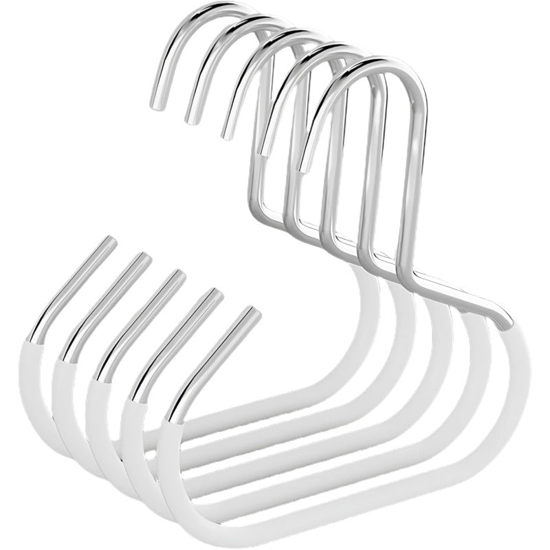 GlideHold® ClosetRing 10+10 GRATIS: Åpen Ring Plassbesparende Skaphenger