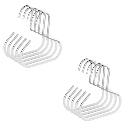 GlideHold® ClosetRing 10+10 GRATIS: Åpen Ring Plassbesparende Skaphenger
