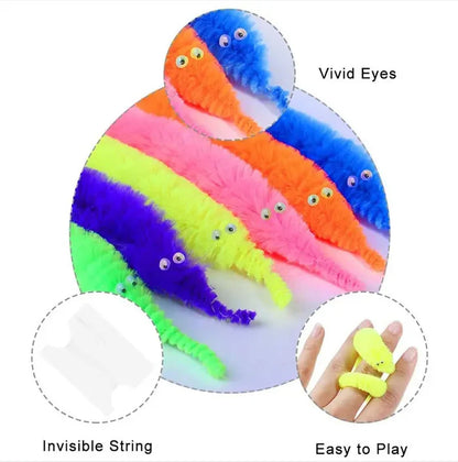 Kletshuts™ TwistyWorm - Regnbue Magisk Twisty Worm