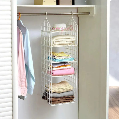 GlideHold® HangingOrganizer: Pladsbesparende Multi-Lags Vertikal Hængende OpbevaringsOrganizer