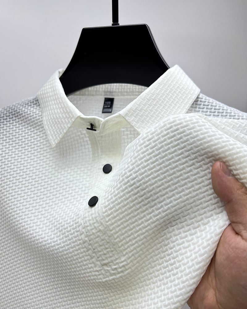Icone™ BreathableShirt 1+1 GRATIS: Stilfull Pustende Kortarmet Skjorte for Menn