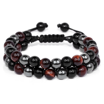 Jewelance™ ProtectionBracelet 1+1 GRATIS: Dobbeltlag Tigerøye Beskyttelsesarmbånd