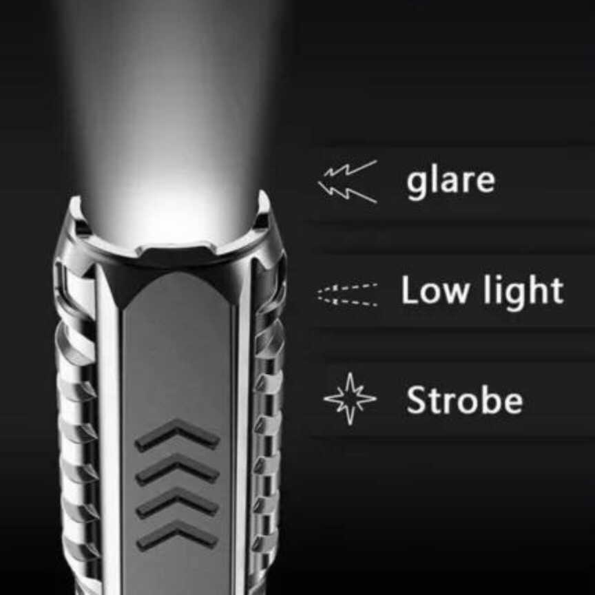 SuperFlashlight 1+1 GRATIS - Multifunksjonell Oppladbar Lommelykt