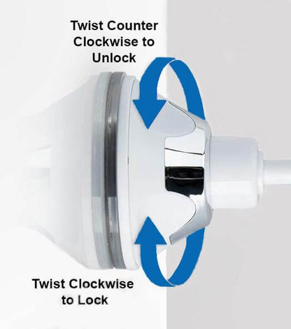 UltiFurni® FlexibleMirror - LED-Speil Med Svanehalsforstørrelse