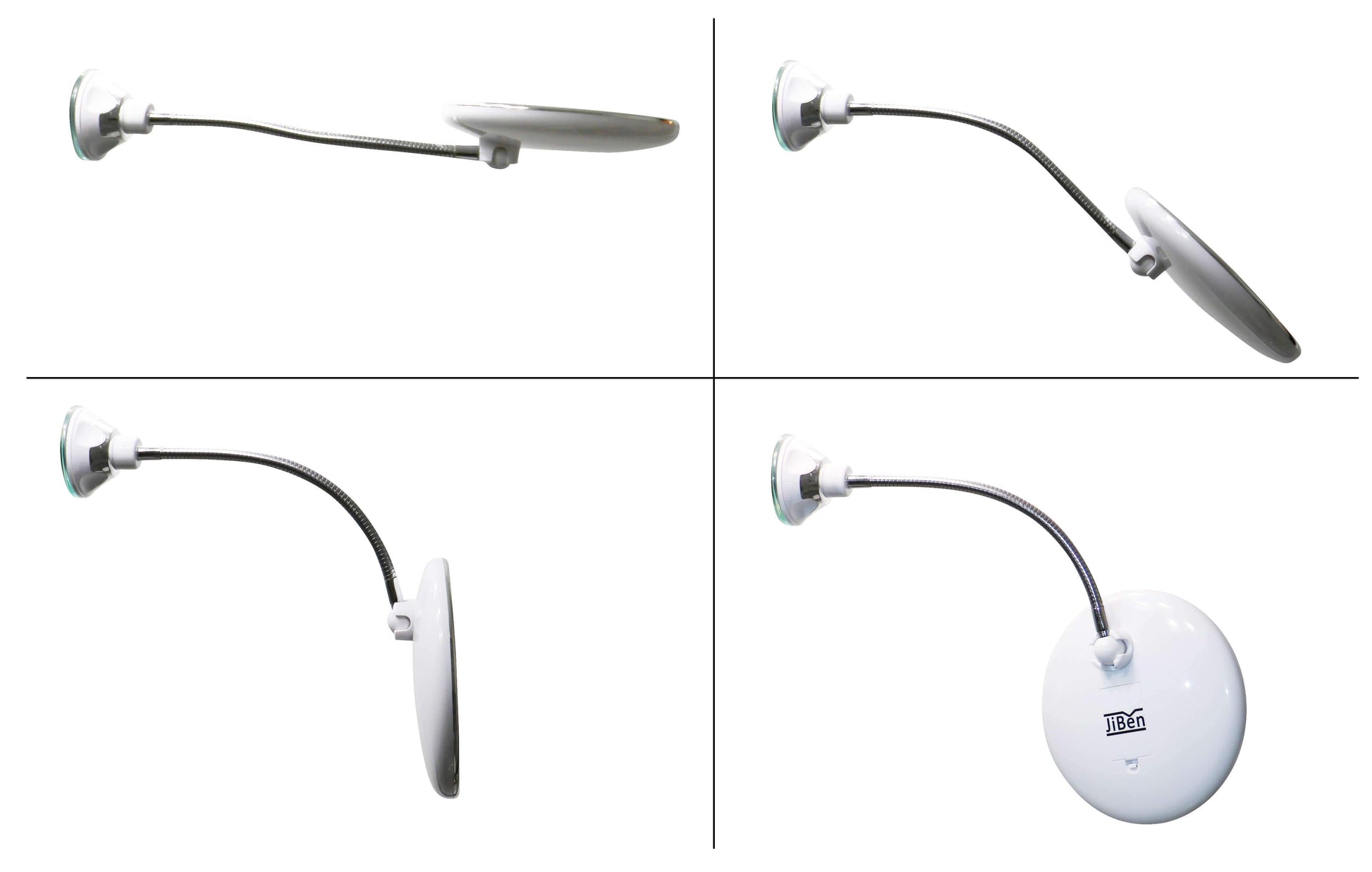UltiFurni® FlexibleMirror - LED-Speil Med Svanehalsforstørrelse