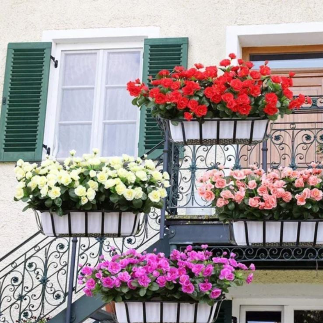 Globetrek° ArtificialFlowers 1+1 GRATIS: Utendørs og Innendørs Kunstige Blomster Planter