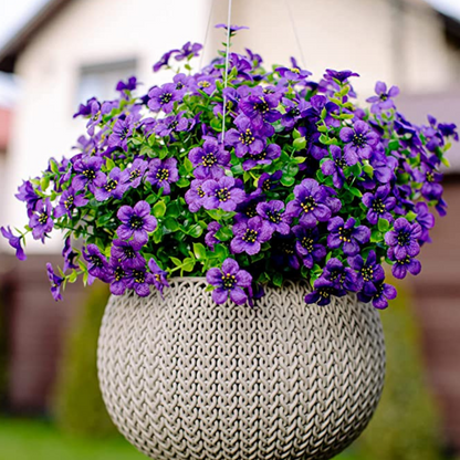 Globetrek° ArtificialFlowers 1+1 GRATIS: Utendørs og Innendørs Kunstige Blomster Planter