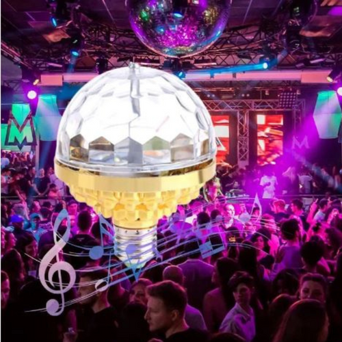 Ledsen™ DiscoBall 1+1 GRATIS: Fargerik Roterende LED-Lyskule til Disco