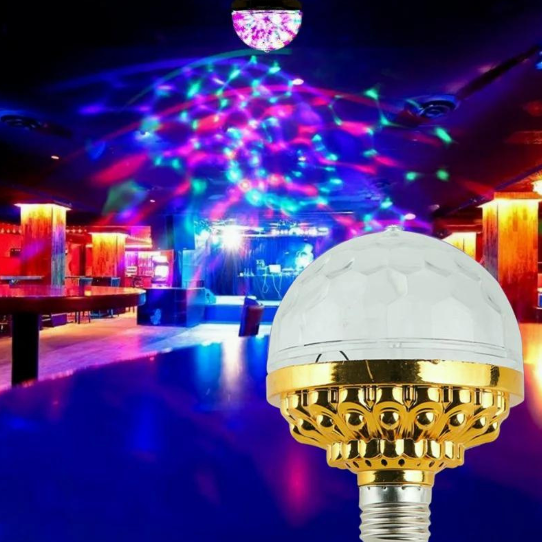 Ledsen™ DiscoBall 1+1 GRATIS: Fargerik Roterende LED-Lyskule til Disco