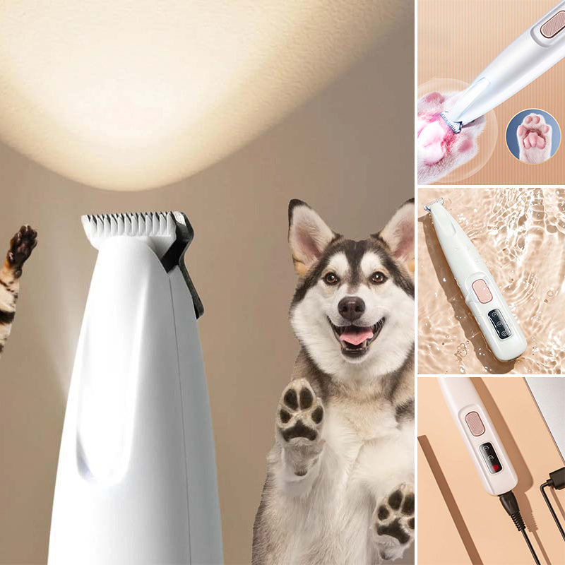 DogCatFri™ PetTrimmer: Kjæledyr Hår Trimmer Med LED-Lys