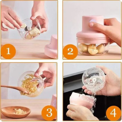 Globetrek° FoodChopper: Trådløs Mini-Mathakker