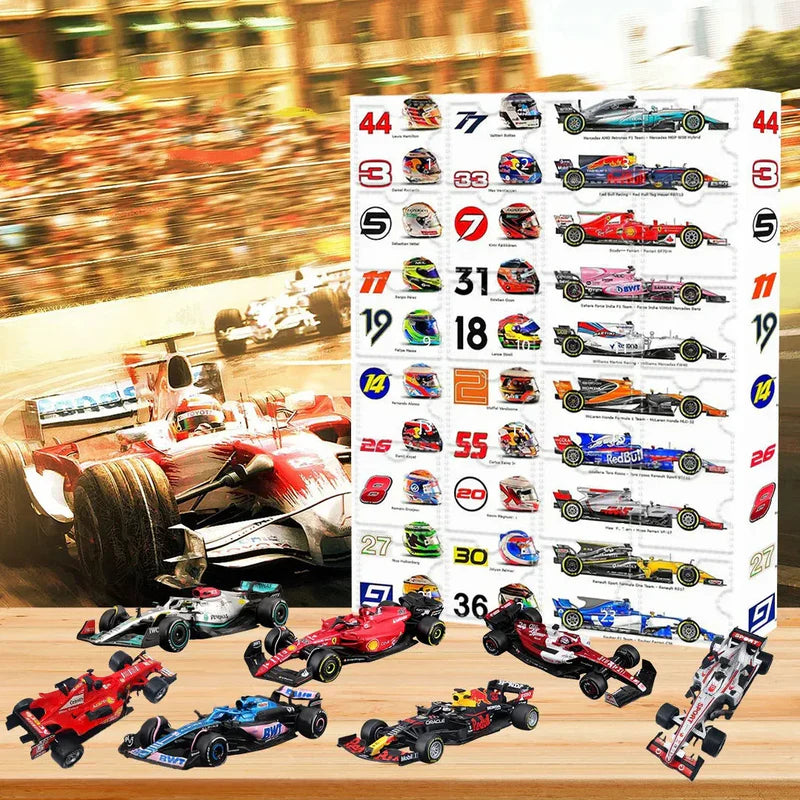 RacingCalendar - Formel 1 Racing Biler Adventskalender