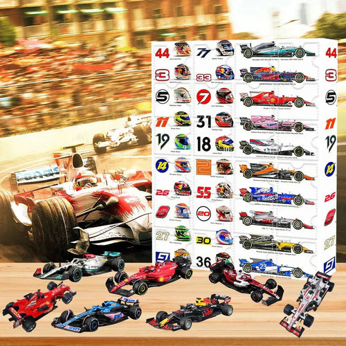 RacingCalendar - Formel 1 Racing Biler Adventskalender