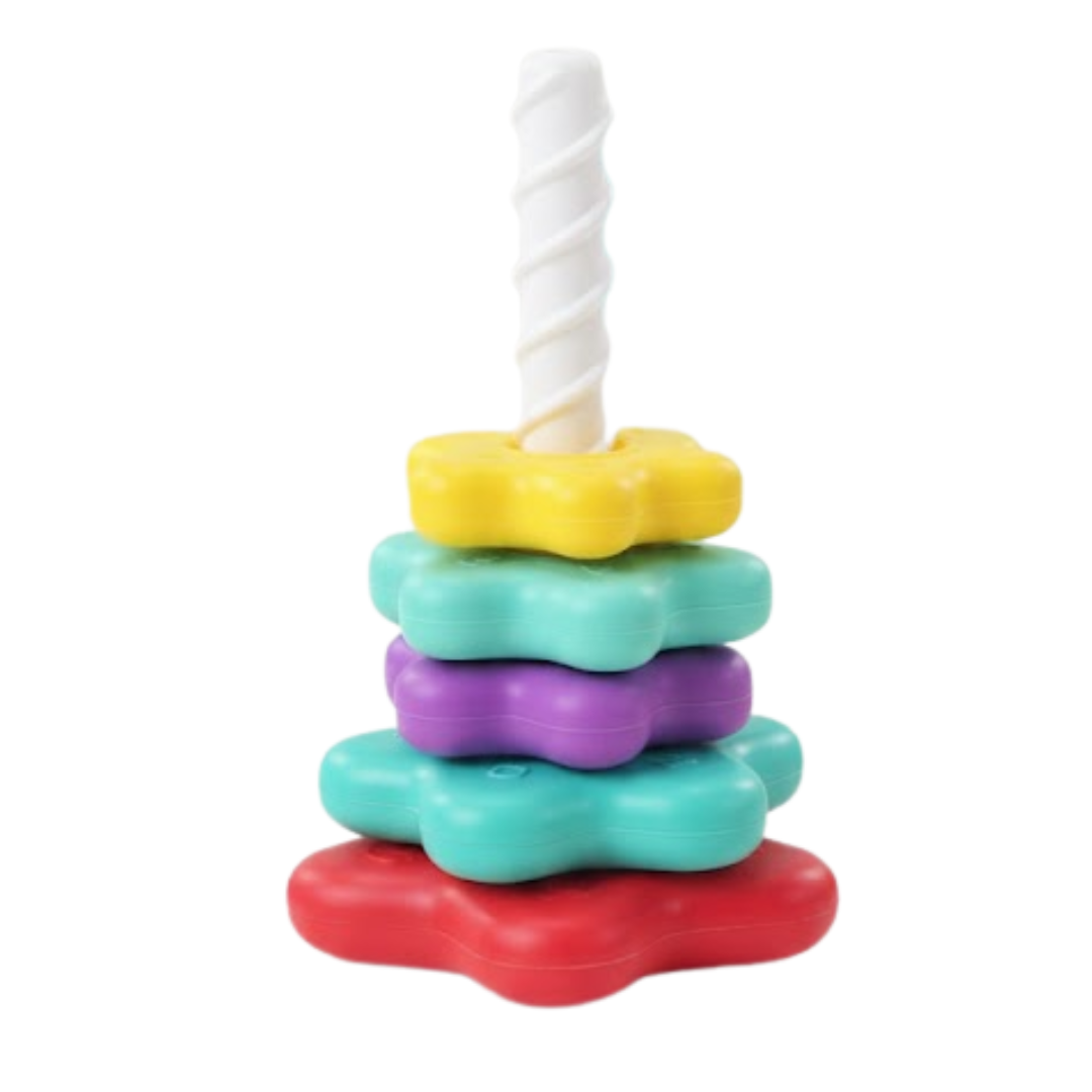 Kletshuts™ StackingToy: Regnbue Tårn Hjul Stableleke Sensorisk Læring