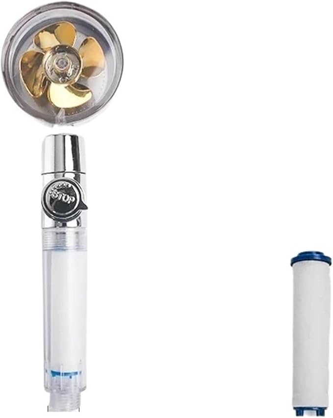 Borhe® SpinShower: 360° Roterende Høytrykks Dusjhode