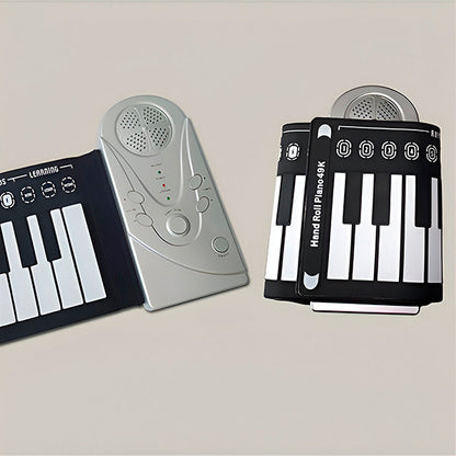Kletshuts™ PortablePiano: Letvægts Musik Rul-Op Bærbar Klavertastatur