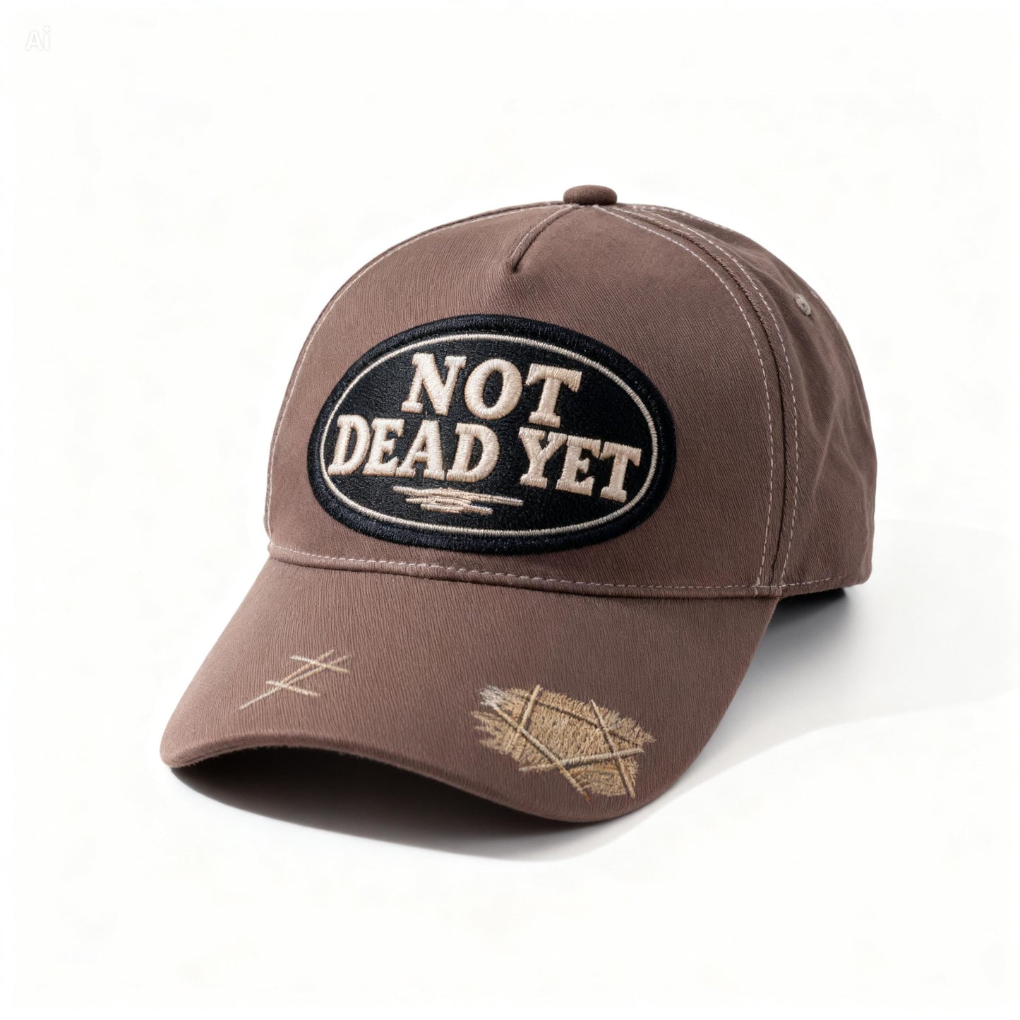 Icone™ BaseballCap: Ikke Død Endnu Citat Baseball Vintage Kasket