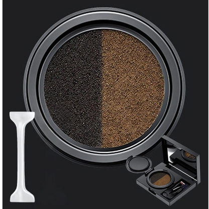 EyeStamp 1+1 GRATIS - Dobbeltfarget Eyeliner Og Øyenbrynskrem Stempelsett
