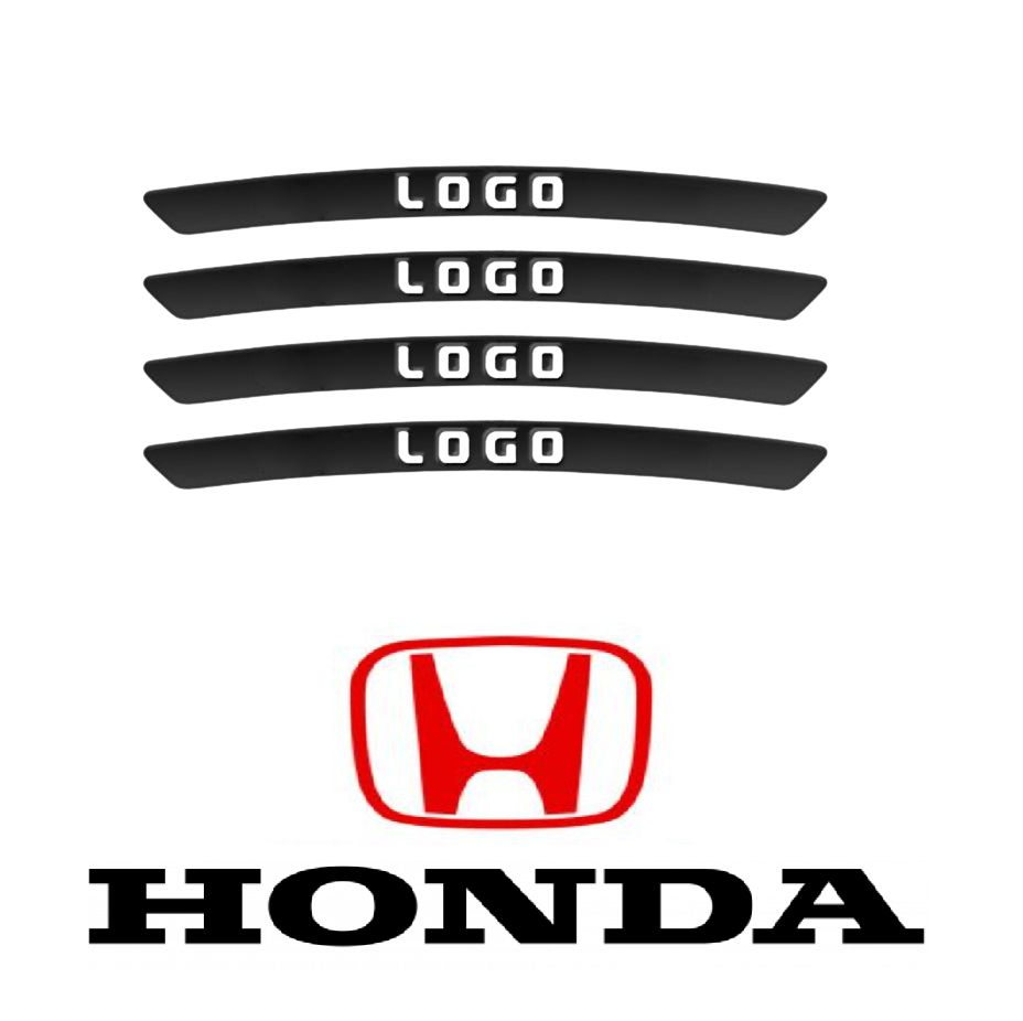 WheelDecals 1+1 GRATIS - Nem At Påføre Hjul Decals Bil Logo Fælg Klistermærker