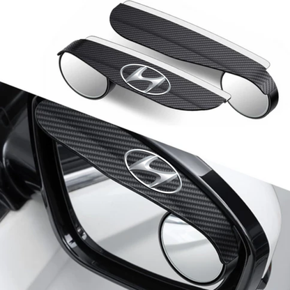 MirrorVisors 1+1 GRATIS: Bilsidespeil Regn Øyenbryn Blindsone Speil Visirer