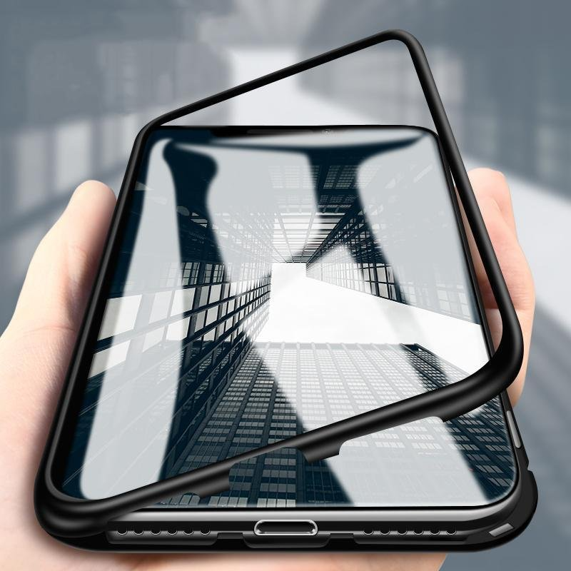 PhoneProtect: Magnetisk Dobbeltsidig Telefonbeskyttelsesetui