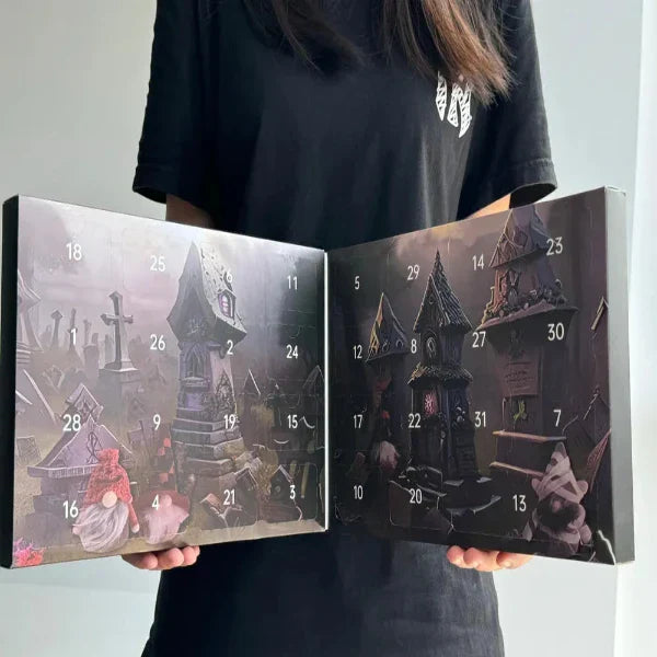 GnomeCalendar - 2024 Halloween Nedtelling Og Christmas Adventskalender