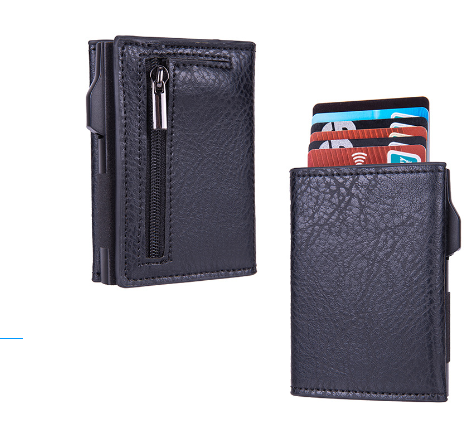 Icone™ CardHolder: Automatisk Slank Pop-up Kortholder Og Lommebok
