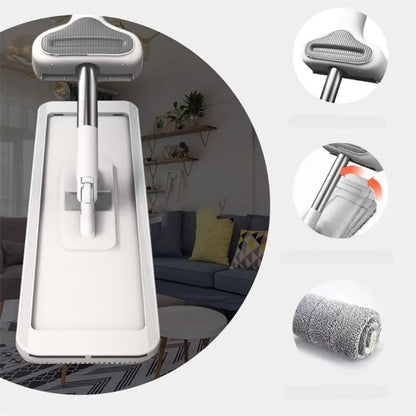 Cleaner Pro° FlatMop: Selvvaskende mopp + 5 gratis moppesvamper