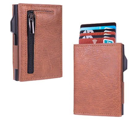Icone™ CardHolder: Automatisk Slank Pop-up Kortholder Og Lommebok