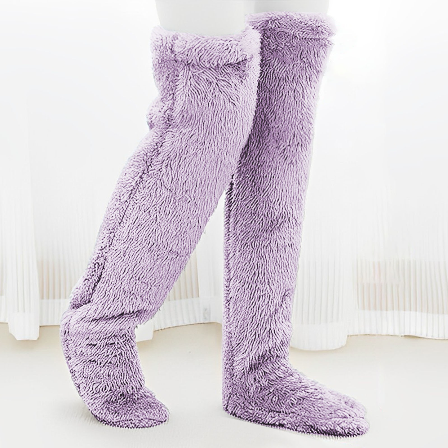 Happy™ LegWarmers 1+1 GRATIS: Myke Fluffy Benvarmere Vinter Varme Sokker