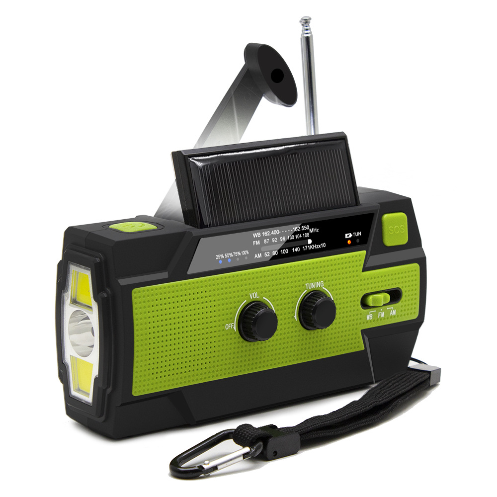 EmergencyRadio - Multifunksjonell Solcelledrevet Radio