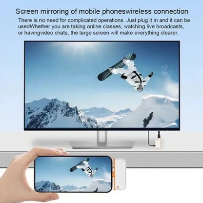 ScreenCast - Vise Deling Sømløs Plug And Play Trådløs Skærm Casting