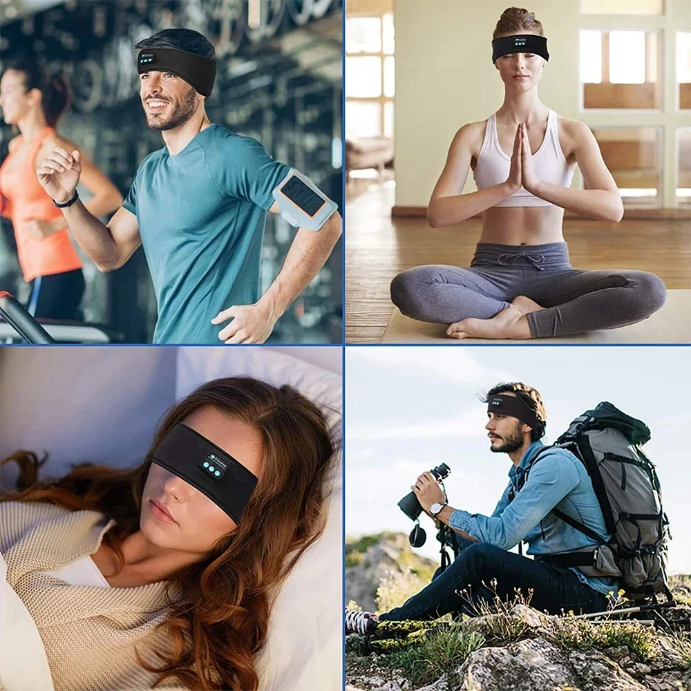 SleepHeadband - Komfortabelt Bluetooth Headset Til Søvn Og Afslapning