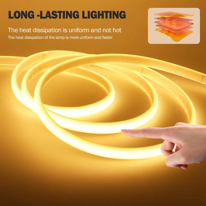 Ledsen™ NeonStrip: Blød Glød Fleksibelt Design Varm LED Neon Lys Strip